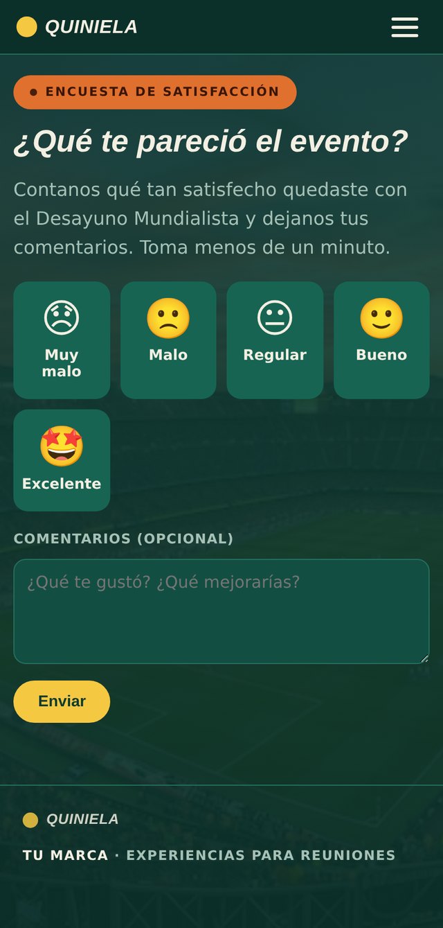 Encuesta de satisfacción